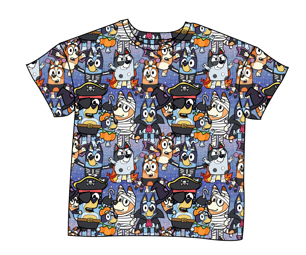 Heeler Halloween Ladies' Oversized Tee