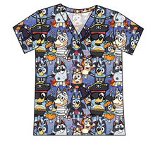 Load image into Gallery viewer, Heeler Halloween Ladies&#39; Slouchy V-Neck Tee