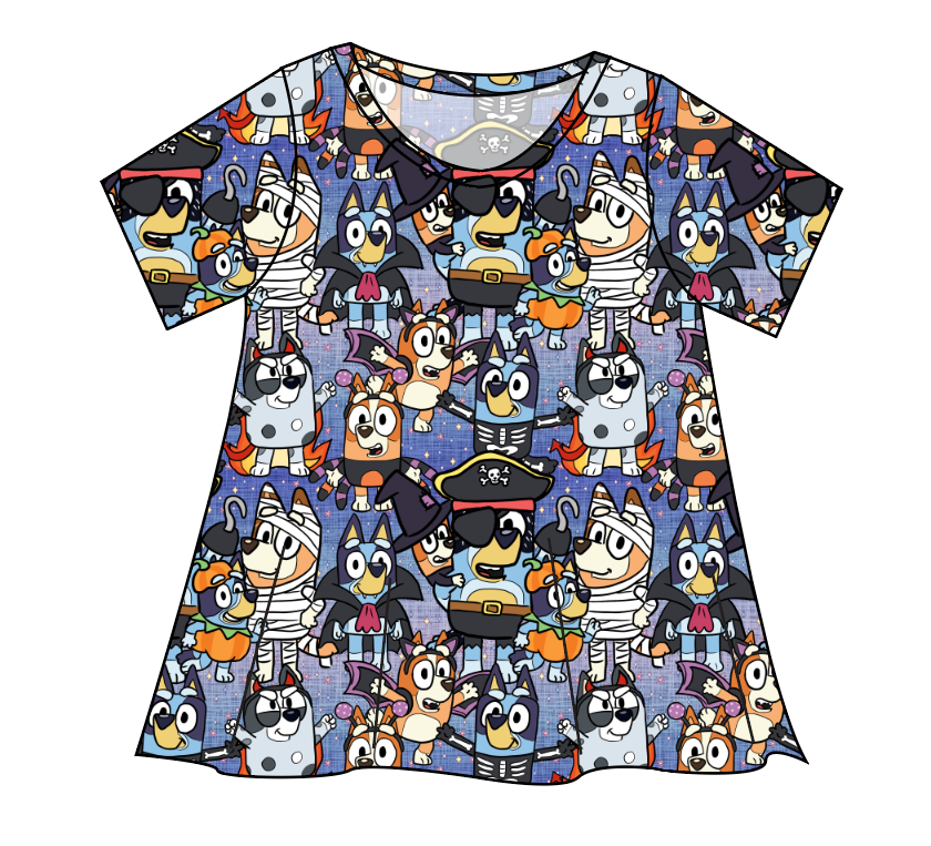 Heeler Halloween Ladies' Swing Tee