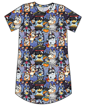 Load image into Gallery viewer, Heeler Halloween Ladies&#39; T-Shirt Dress