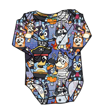 Load image into Gallery viewer, Heeler Halloween Lap Neck Bodysuit