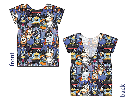 Heeler Halloween Low Back Ballerina Tee