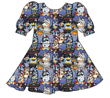 Load image into Gallery viewer, Heeler Halloween Prairie Dress