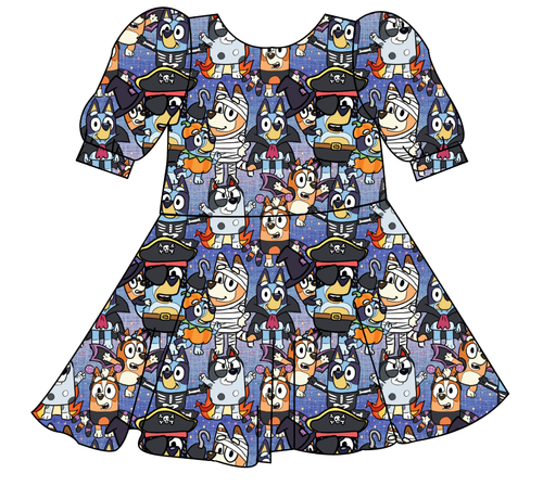 Heeler Halloween Prairie Dress