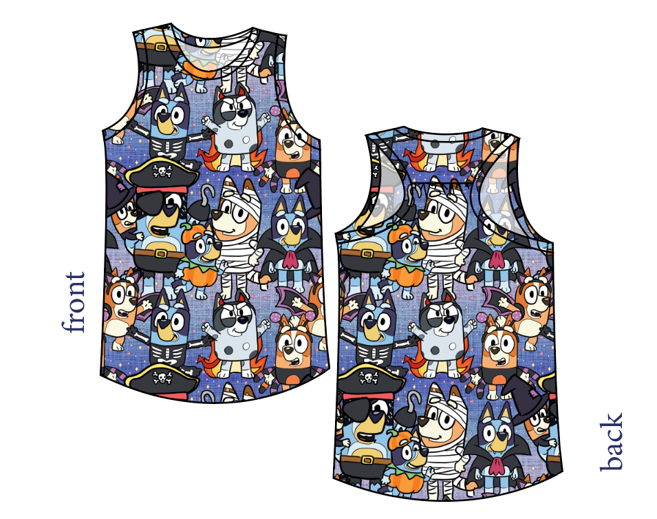 Heeler Halloween Summer Tank