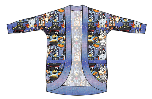 Heeler Halloween Ladies' Cocoon Cardigan