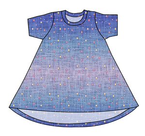 Twinkle Twilight Basic T-Shirt Dress