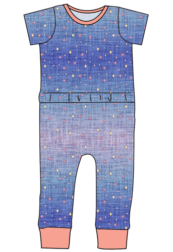 Twinkle Twilight Bennett Pants and Shorts Length T-Shirt Romper