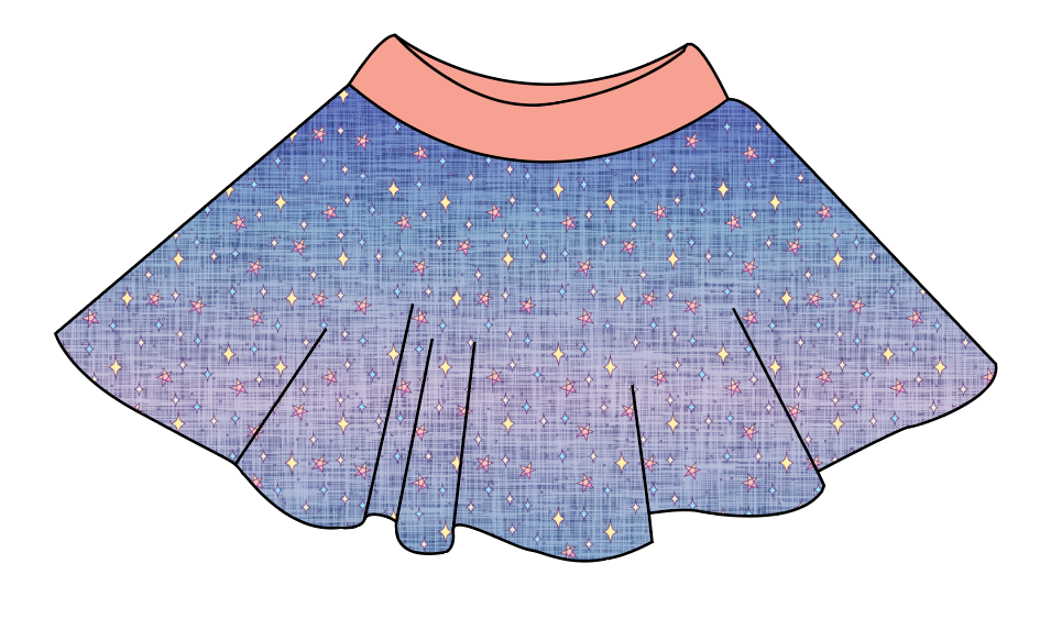 Twinkle Twilight Circle Skirt