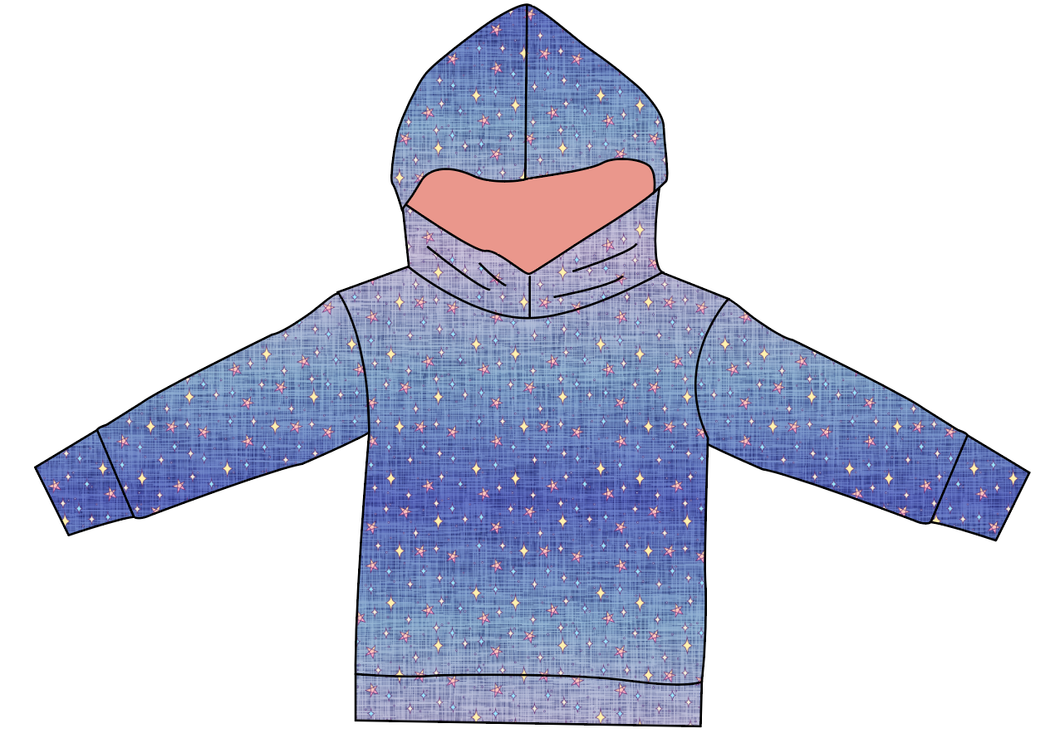 Twinkle Twilight Ladies Oversized Hoodie
