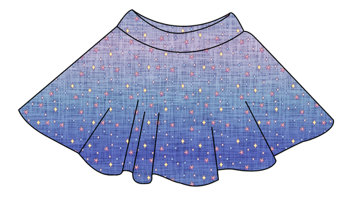 Twinkle Twilight Ladies' Circle Skirt