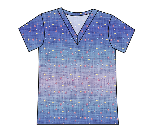 Twinkle Twilight Ladies' Slouchy V-Neck Tee