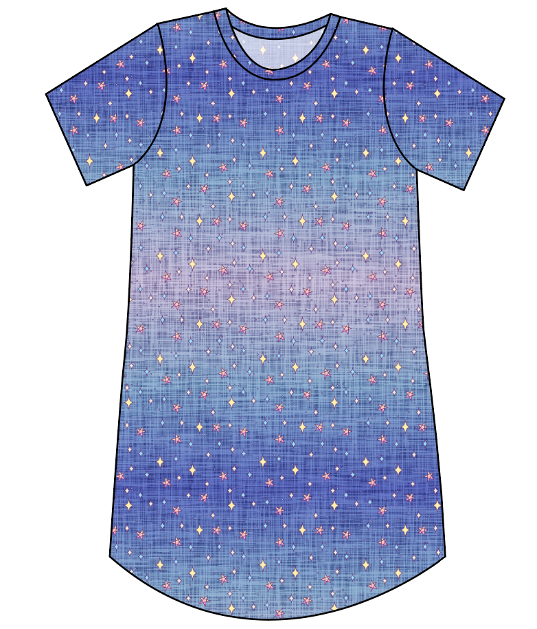 Twinkle Twilight Ladies' T-Shirt Dress