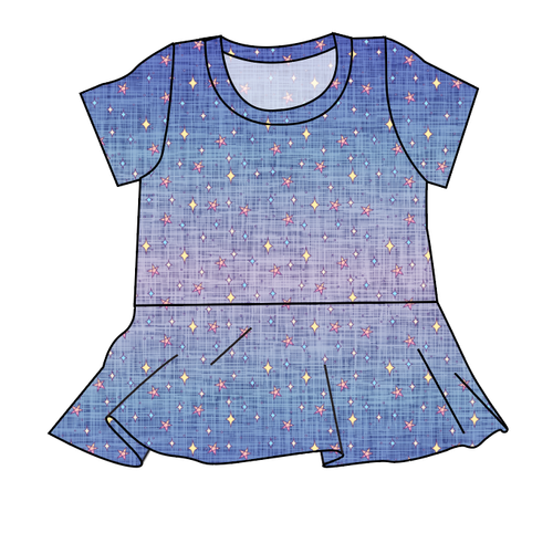 Twinkle Twilight Peplum Top