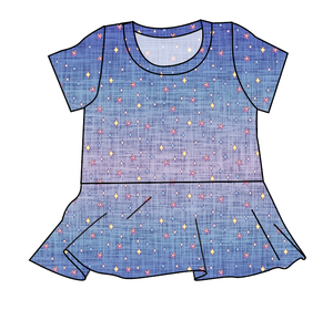 Twinkle Twilight Peplum Top