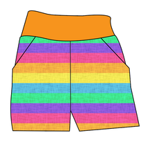 Load image into Gallery viewer, Neon Stripes Basic Joggers And Jogger Shorts