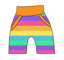 Load image into Gallery viewer, Neon Stripes Beanpole Pants And Shorts