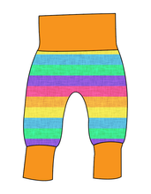 Load image into Gallery viewer, Neon Stripes Grow With Me Pants And Shorts