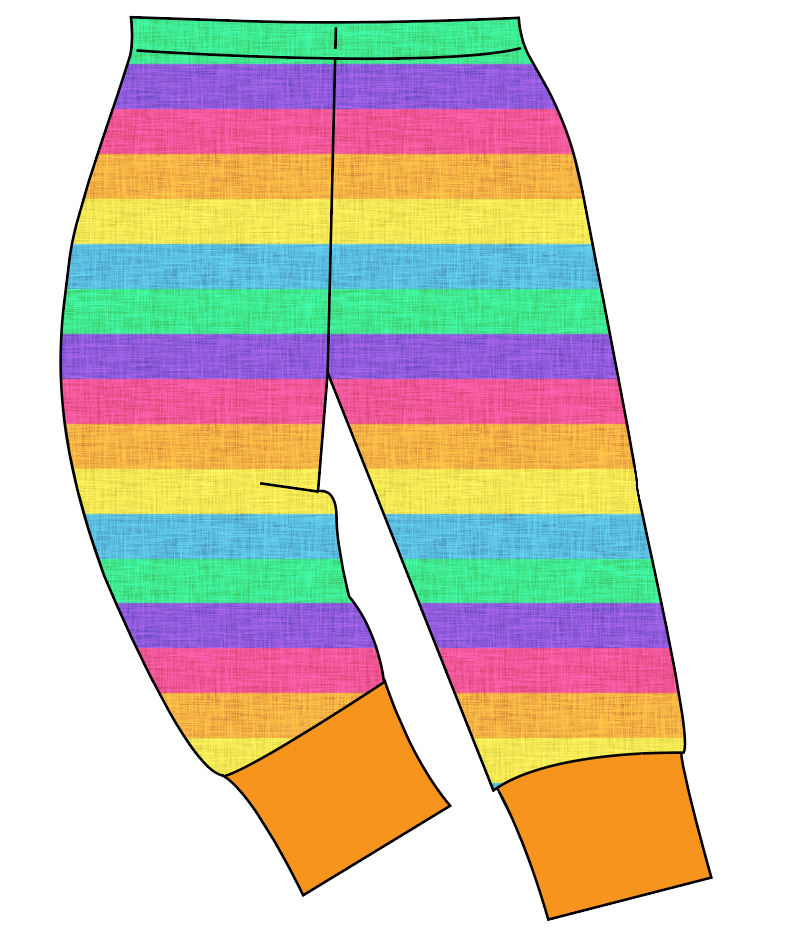 Neon Stripes Ladies' Lounge Pants