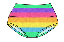 Load image into Gallery viewer, Neon Stripes Ladies&#39; Underwear