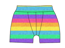 Load image into Gallery viewer, Neon Stripes Mens&#39; Boxer Briefs