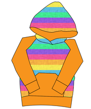 Load image into Gallery viewer, Neon Stripes Mens&#39; Hoodie