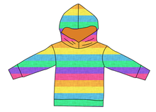 Load image into Gallery viewer, Neon Stripes Oversized Hoodie
