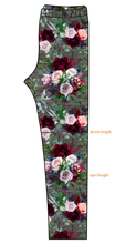 Load image into Gallery viewer, Heathered Floral Basic Leggings