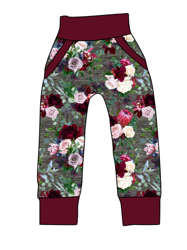 Heathered Floral Beanpole Pants And Shorts