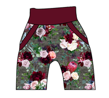 Load image into Gallery viewer, Heathered Floral Beanpole Pants And Shorts