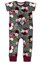 Load image into Gallery viewer, Heathered Floral Emmett Pants And Shorts T-Shirt Romper