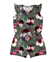 Load image into Gallery viewer, Heathered Floral Ivy Summer Romper
