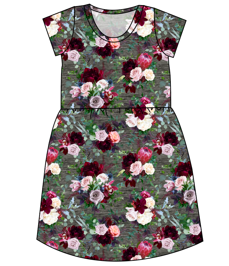 Heathered Floral Ladies' Play Dress