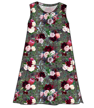 Load image into Gallery viewer, Heathered Floral Ladies&#39; Swing Dress
