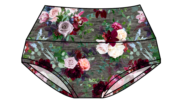 Heathered Floral Ladies' Underwear
