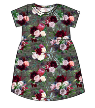 Load image into Gallery viewer, Heathered Floral Play Dress