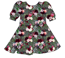 Load image into Gallery viewer, Heathered Floral Prairie Dress