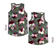 Load image into Gallery viewer, Heathered Floral Summer Tank
