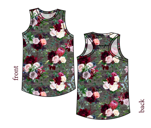 Heathered Floral Summer Tank