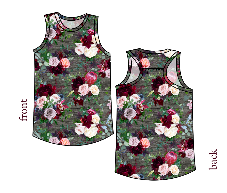 Heathered Floral Summer Tank