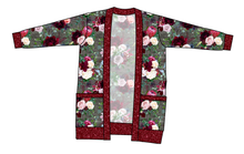 Load image into Gallery viewer, Heathered Floral Ladies&#39; Grandpa Cardigan
