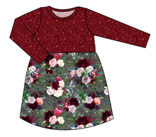 Load image into Gallery viewer, Heathered Floral Play Dress