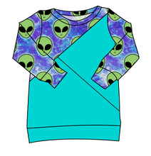 Load image into Gallery viewer, Green Aliens Classic Hoodie (or Crewneck)