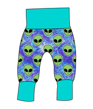 Load image into Gallery viewer, Green Aliens Grow With Me Pants And Shorts