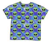 Load image into Gallery viewer, Green Aliens Ladies&#39; Oversized Tee