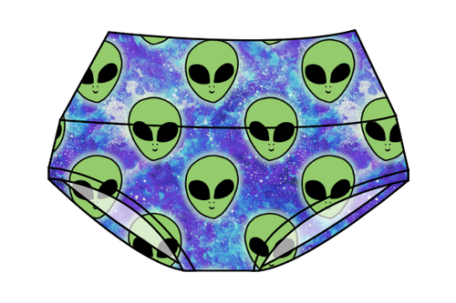 Green Aliens Ladies' Underwear
