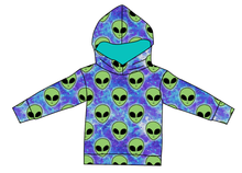 Load image into Gallery viewer, Green Aliens Oversized Hoodie