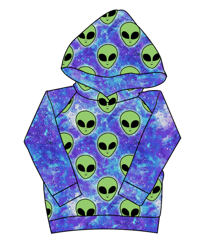 Green Aliens Classic Hoodie (or Crewneck)