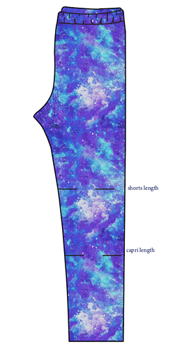 Neon Nebula Basic Leggings