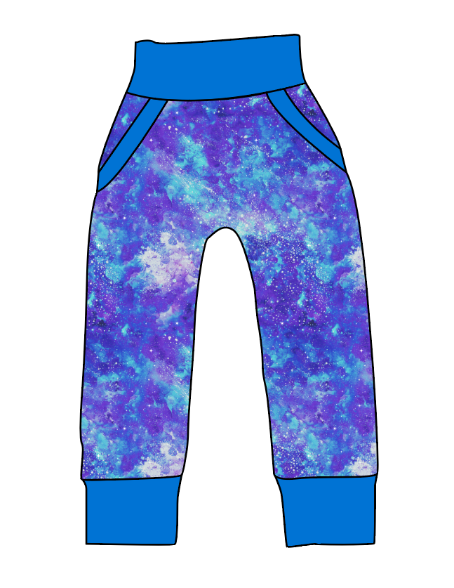 Neon Nebula Beanpole Pants And Shorts